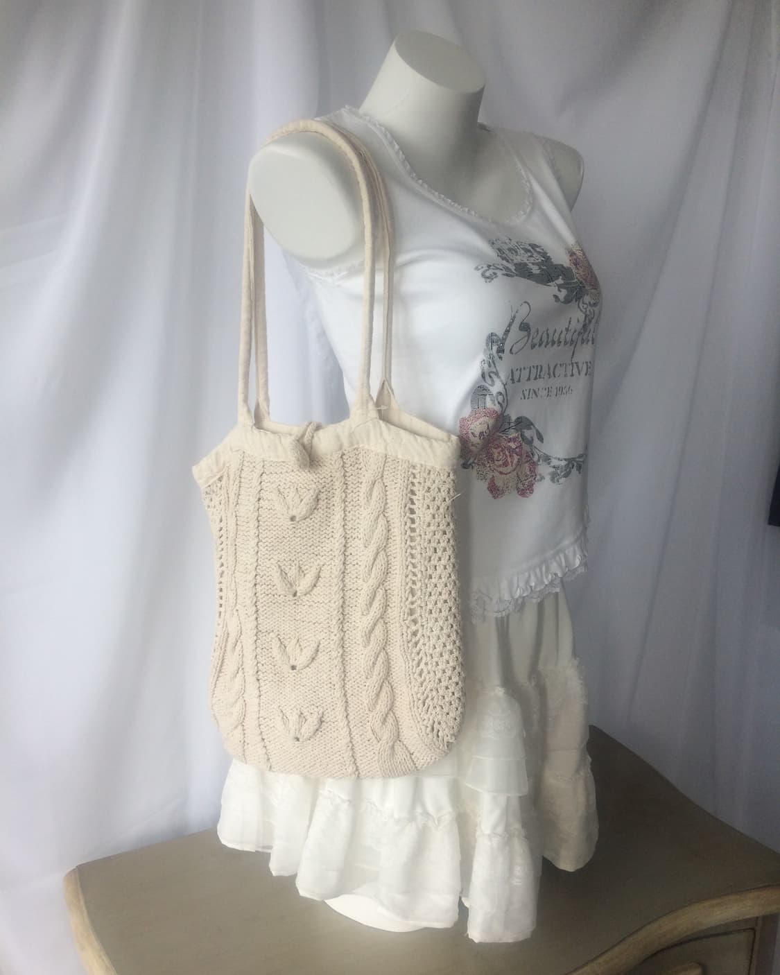 knitted tote bag 상품이미지1