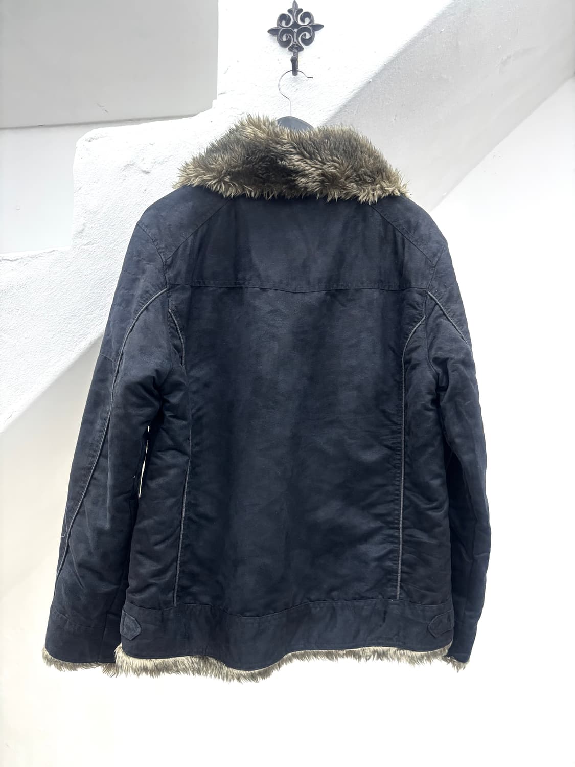 V-kei mood fur rider jacket   상품이미지3