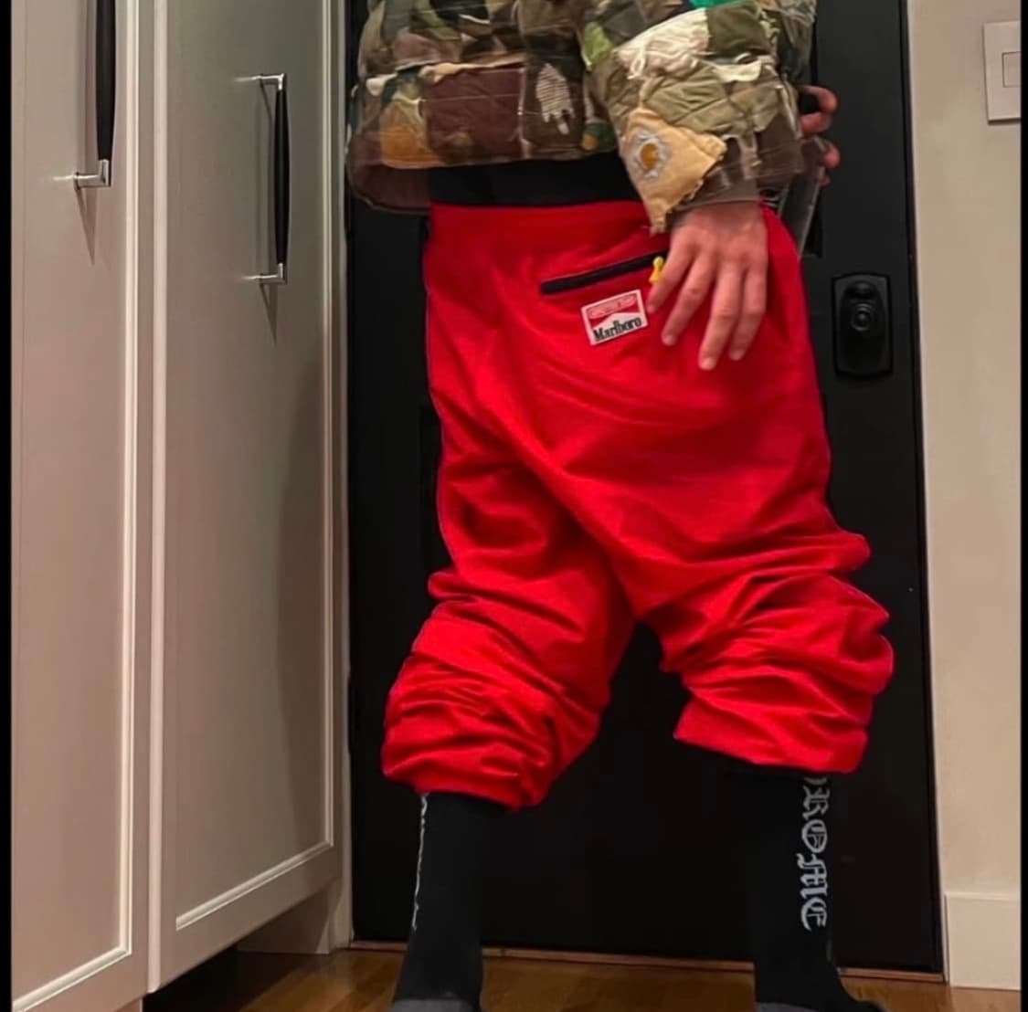 빈티지 90s Marlboro 말보로 나일론 팬츠 상품이미지1