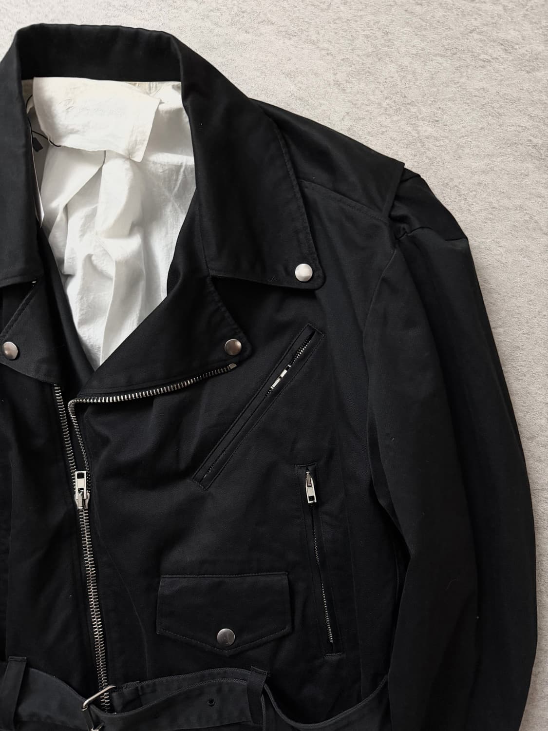 미도리카와 레이어드 라이더 자켓 상품이미지5