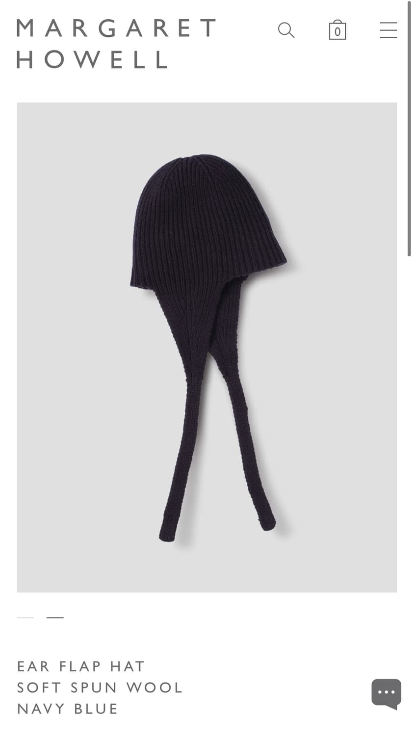 마가렛호웰 MHL. 25fw 이어 플랩 비니/네이비 블루 상품이미지4
