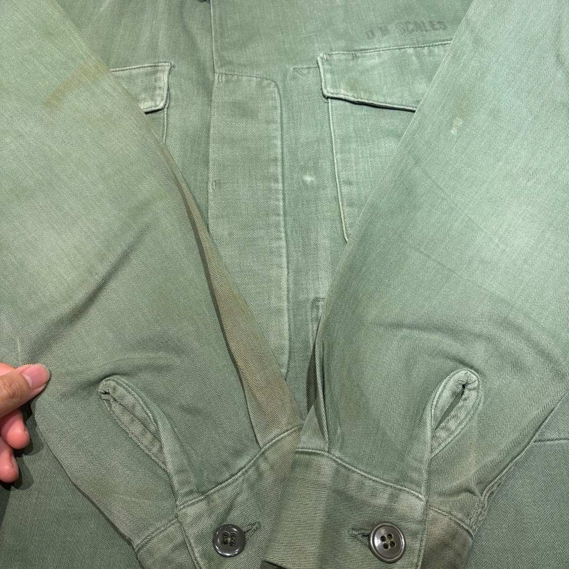 60s 60년대 생산 미해병대 P58 USMC 셔츠 상품이미지9