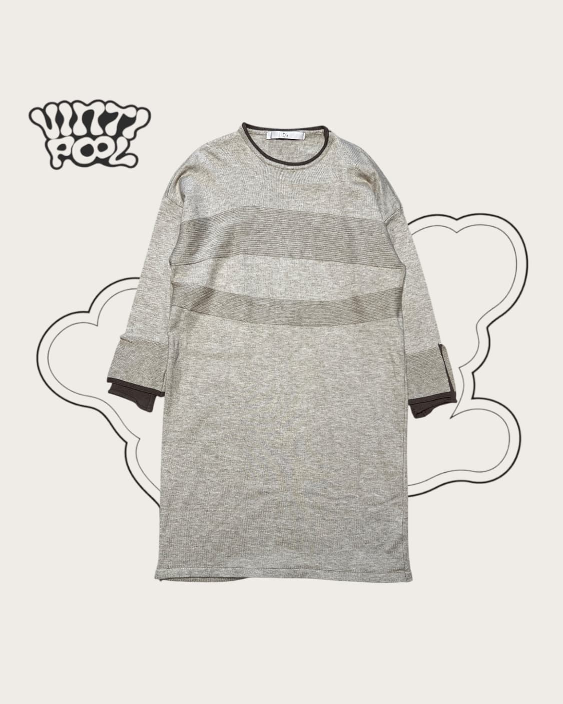 니트 원피스 S 베이지 상품이미지1