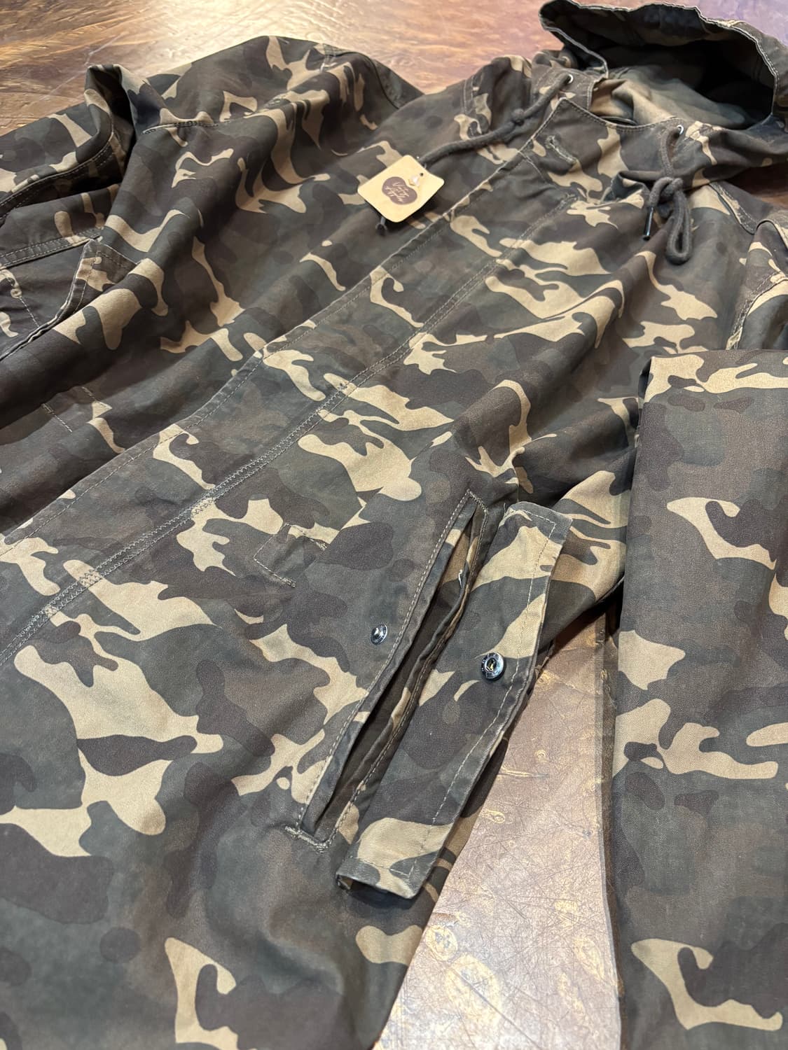 ZARA MAN 자라 카모플라쥬 코튼 자켓 M 상품이미지4