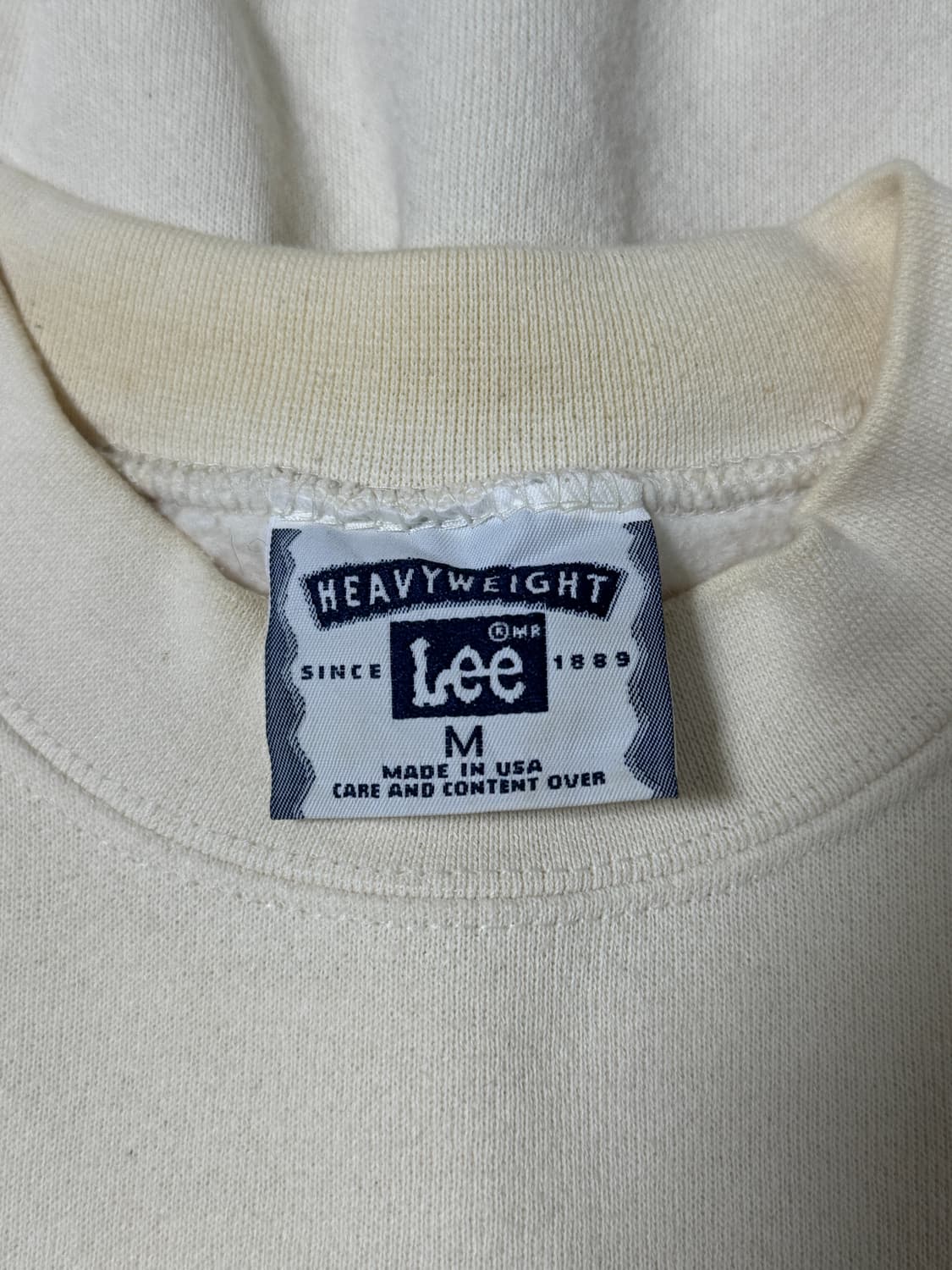 90s usa 리 헤비웨이트 캣 프린트 스웨트셔츠 상품이미지6