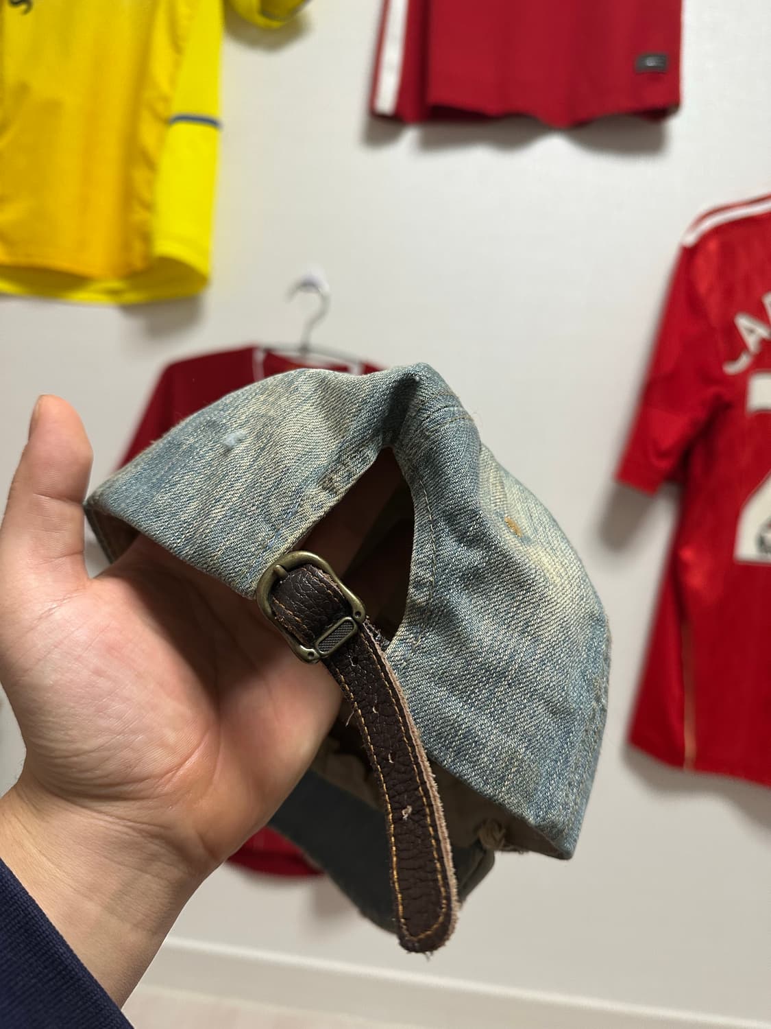 본더티 데님 볼캡 상품이미지2