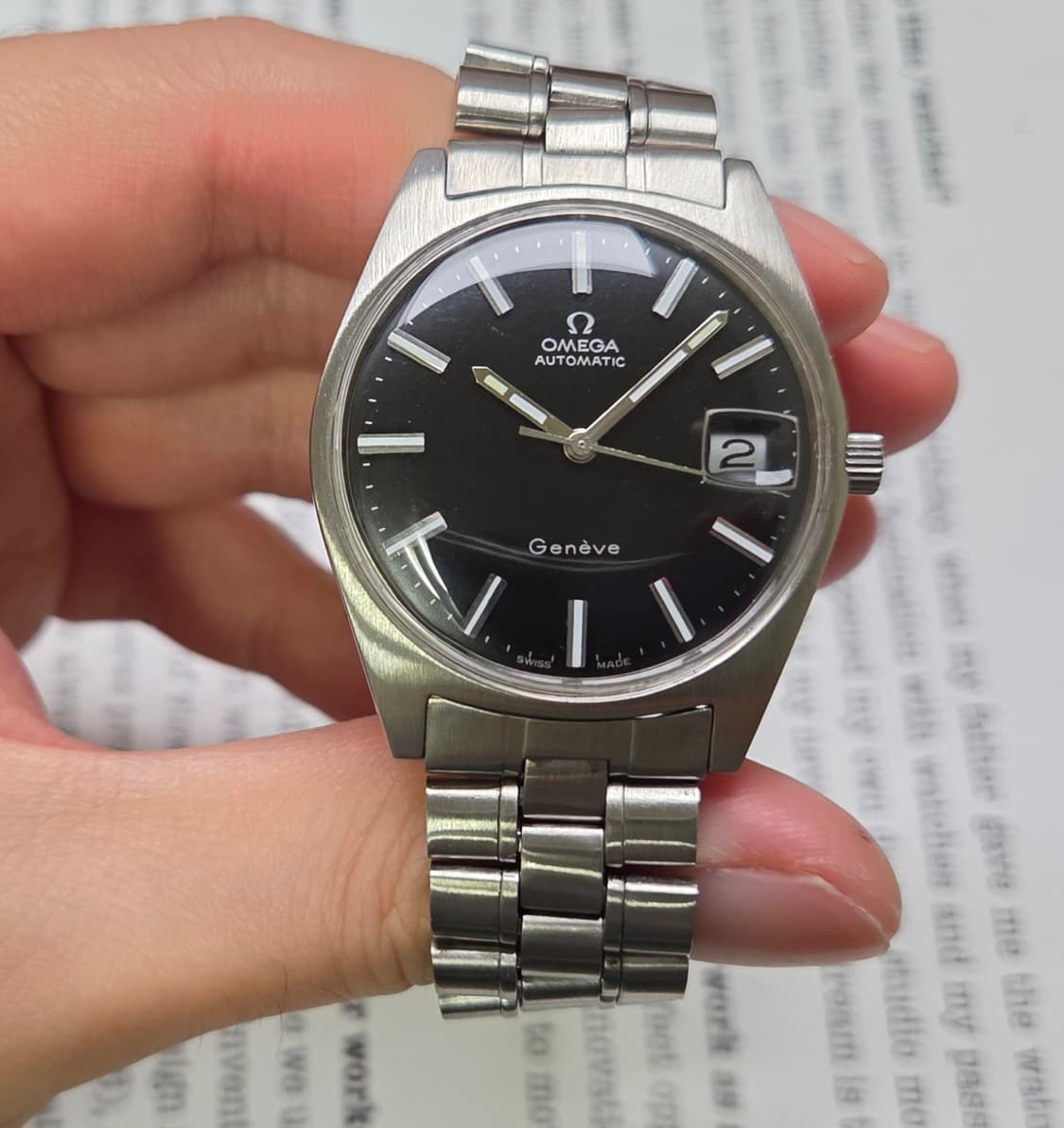 빈티지 오메가 제네브 단풍무브(cal.565) 브레이슬릿 ver. 상품이미지2