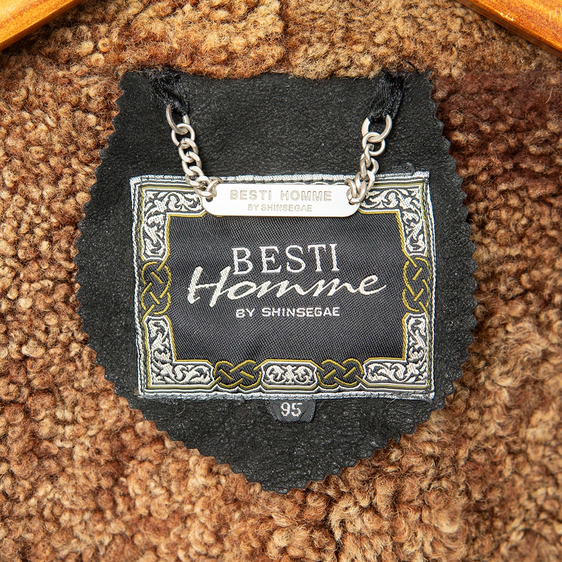 [103] 90s 빈티지 양가죽 양털 무스탕 BESTI HOMME 상품이미지7