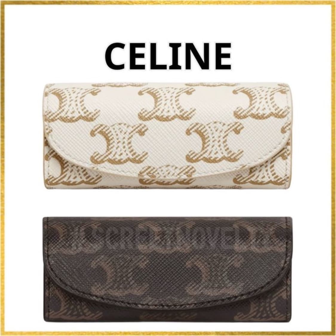 셀린느 트리옹페 쥬얼리 케이스 브라운 상품이미지8