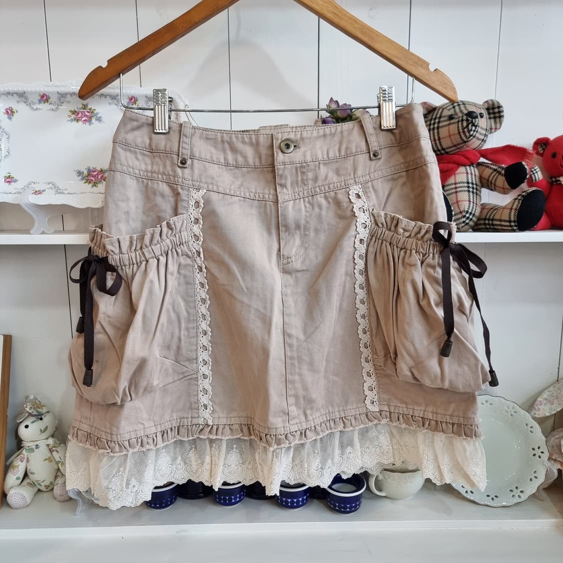 axes femme(악세스팜므) 레이스 프릴 스커트 상품이미지1