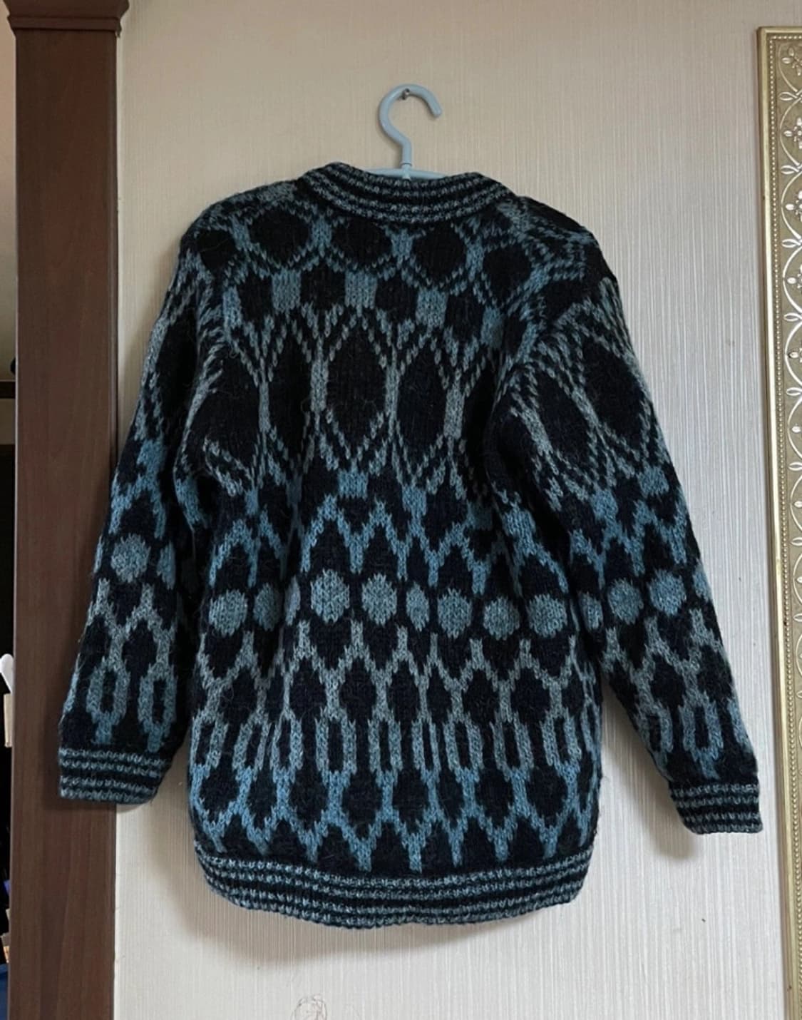 빈티지 패턴 가디건 상품이미지2