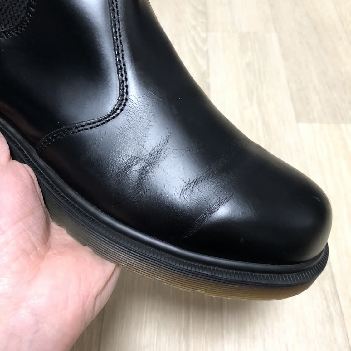 (280) 닥터마틴 Dr.martens 2976 첼시부츠 스무스레더 블랙 상품이미지7