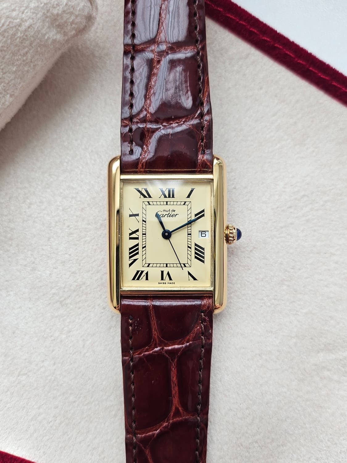 까르띠에 빈티지 탱크머스트 XL 샴페인다이얼 (정품보증서) 상품이미지1