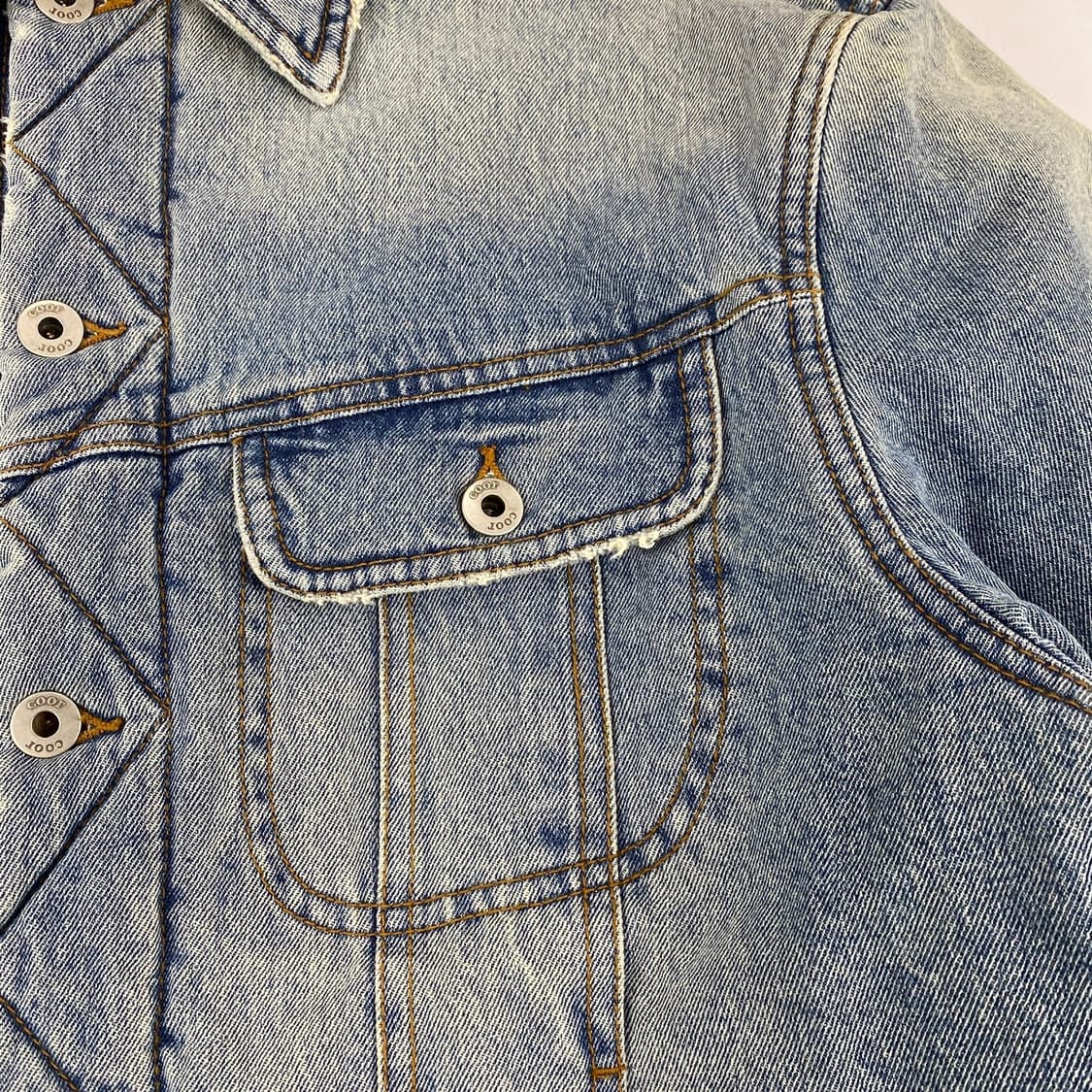 쿠어 머드 다잉 페이드 인디고 누빔 데님 자켓 (103) 상품이미지5