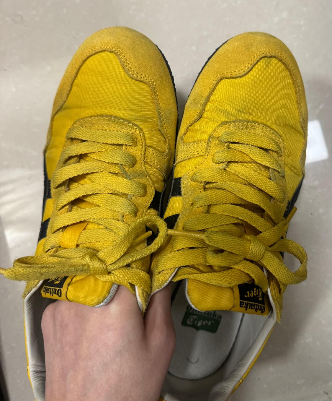 오니츠카타이거 세라노 옐로우 노랑 스니커즈 운동화 신발 상품이미지4