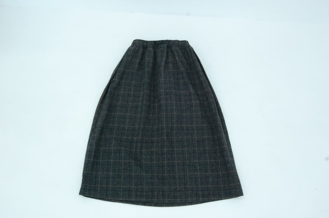 Gramicci wool blend check skirt 상품이미지3