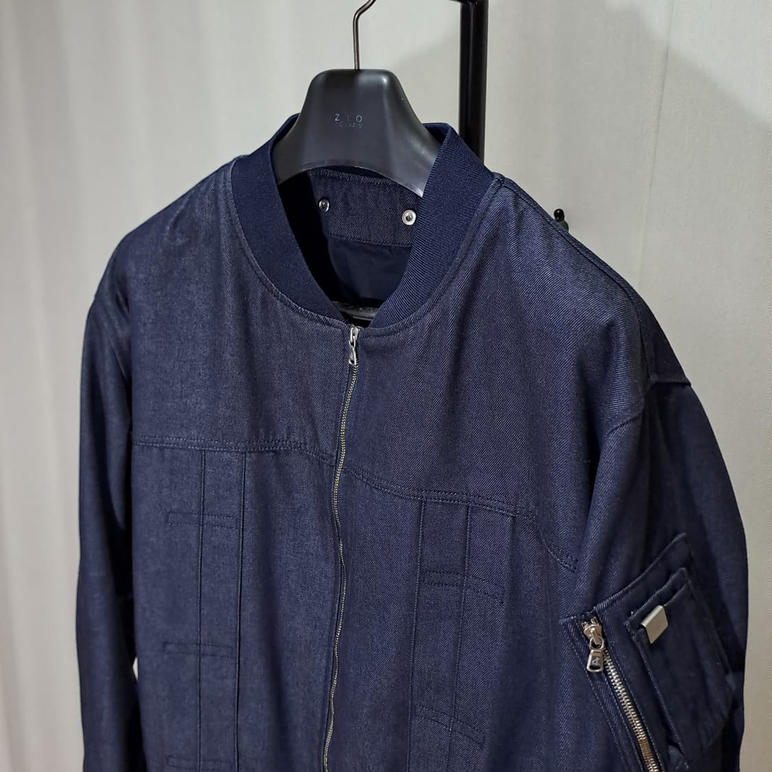 (택포) 23FW 질스튜어트 디테처블 데님 MA-1 B325 상품이미지4