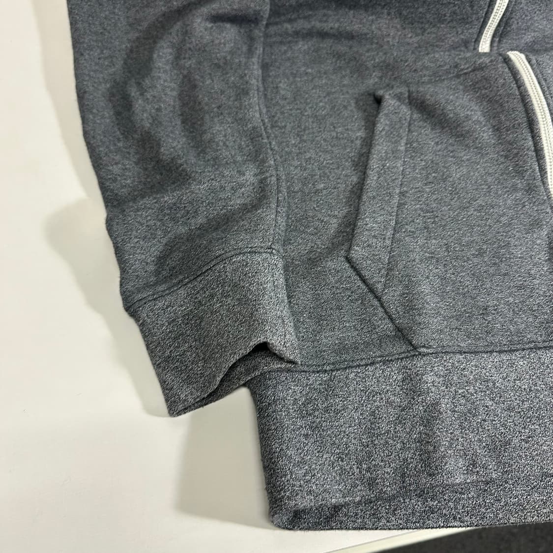 XL 나이키 진그레이 기본로고 면 후드집업 상품이미지3