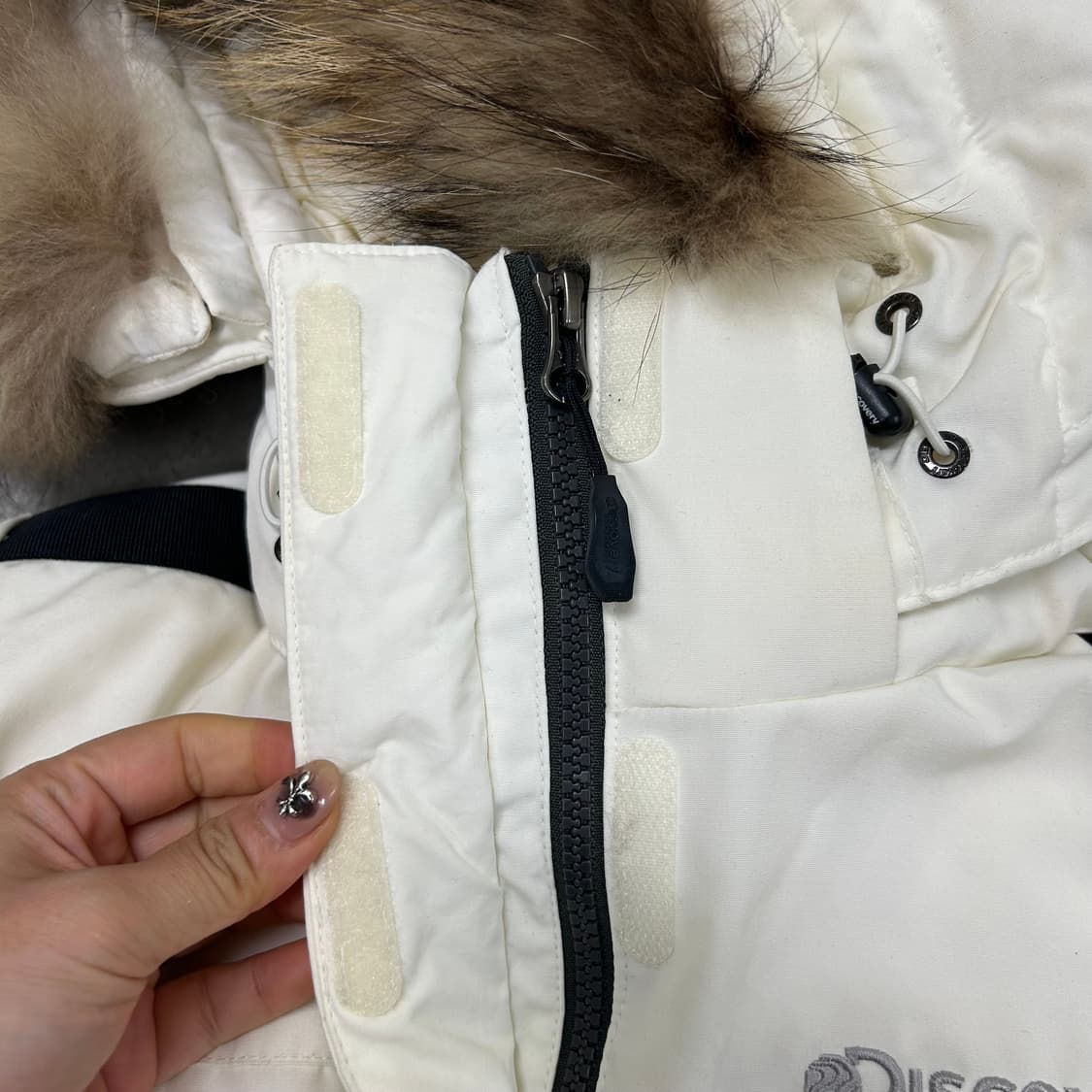 디스커버리 화이트 패딩[1434] 상품이미지8