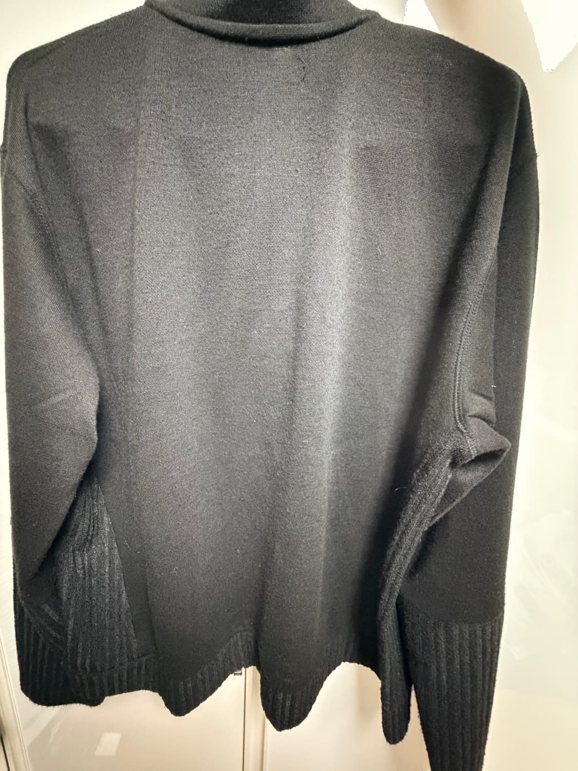 해칭룸 슬리브 트랙 가디건 블랙 상품이미지2