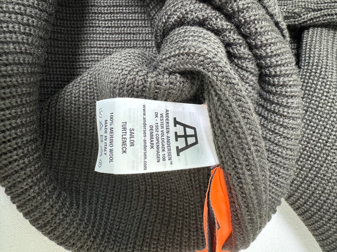 안데르센안데르센 세일러 터틀넥 니트 L 상품이미지6