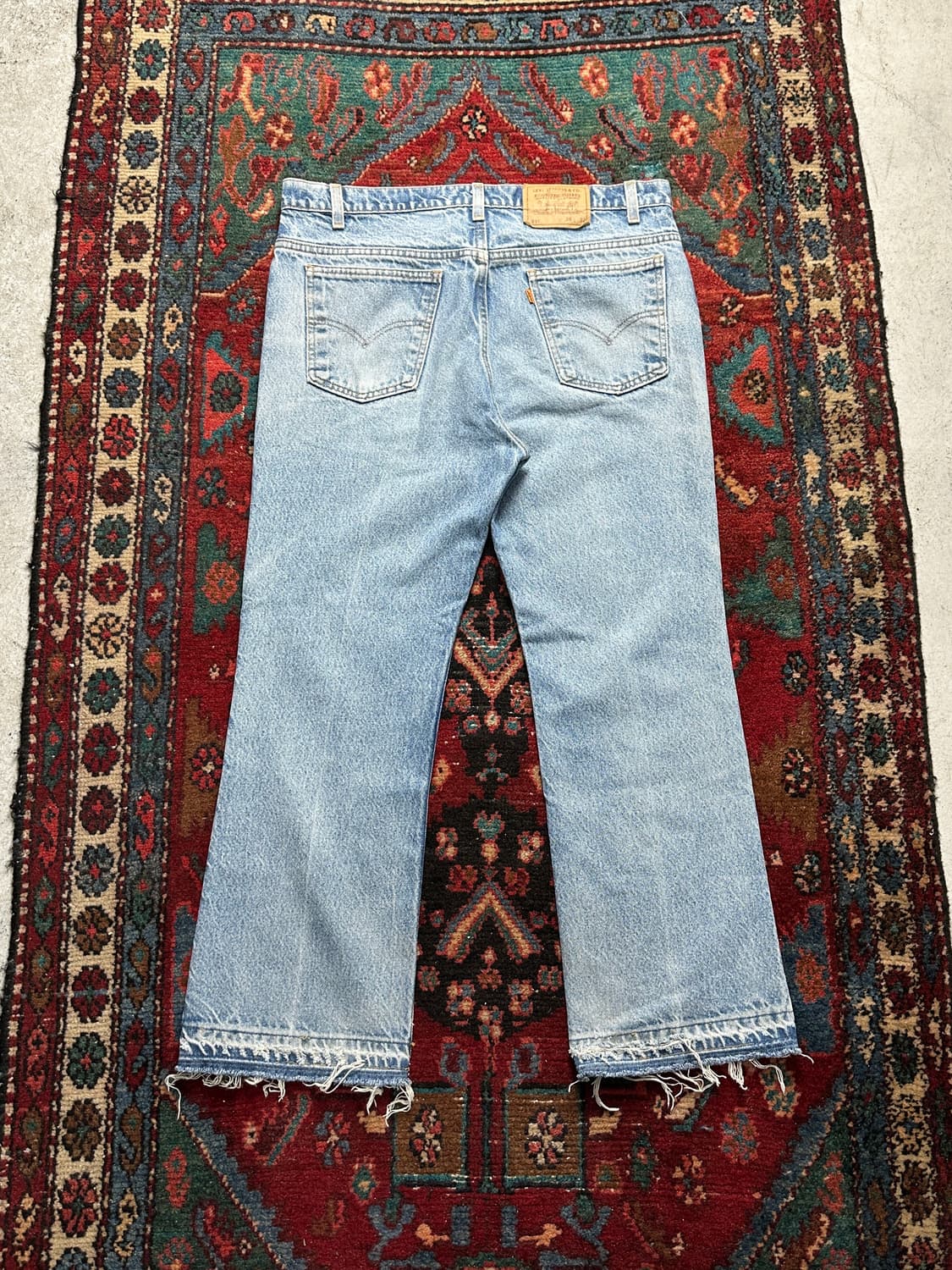 90's USA Made 빈티지 리바이스 517 오렌지탭 부츠컷 상품이미지4