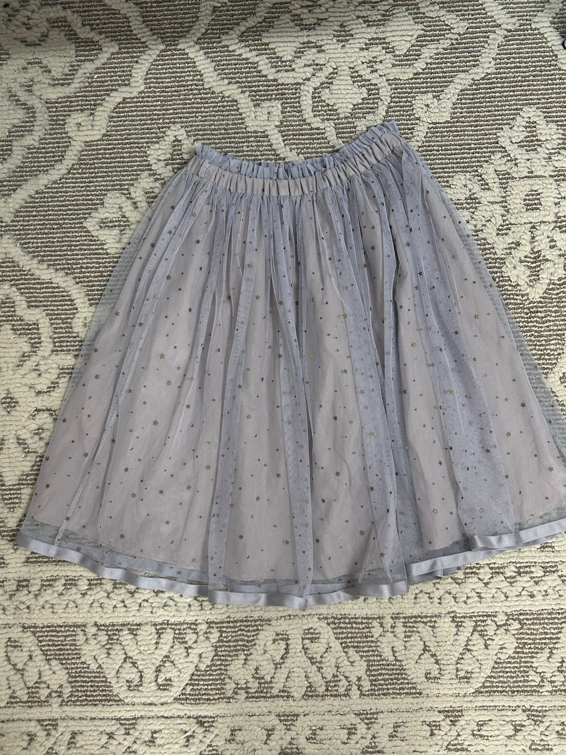 모리걸 하구미깔 샤스커트 별패턴 연보라색 상품이미지1