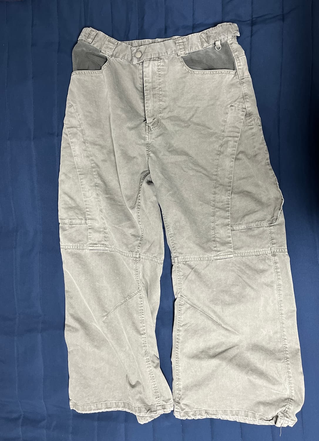 폴리테루 보더 팬츠 베이지 3사이즈 상품이미지2