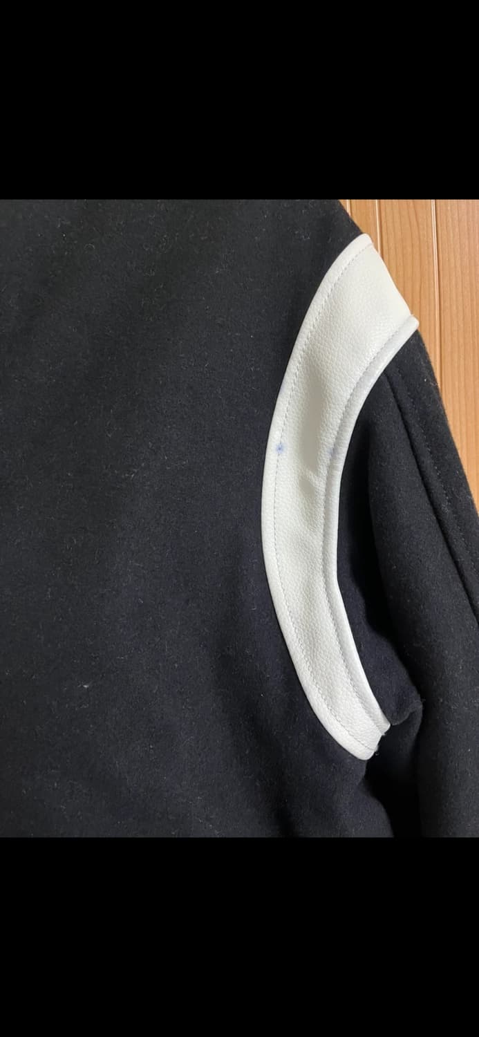 후아유 바시티 자켓 블랙 XL 상품이미지4