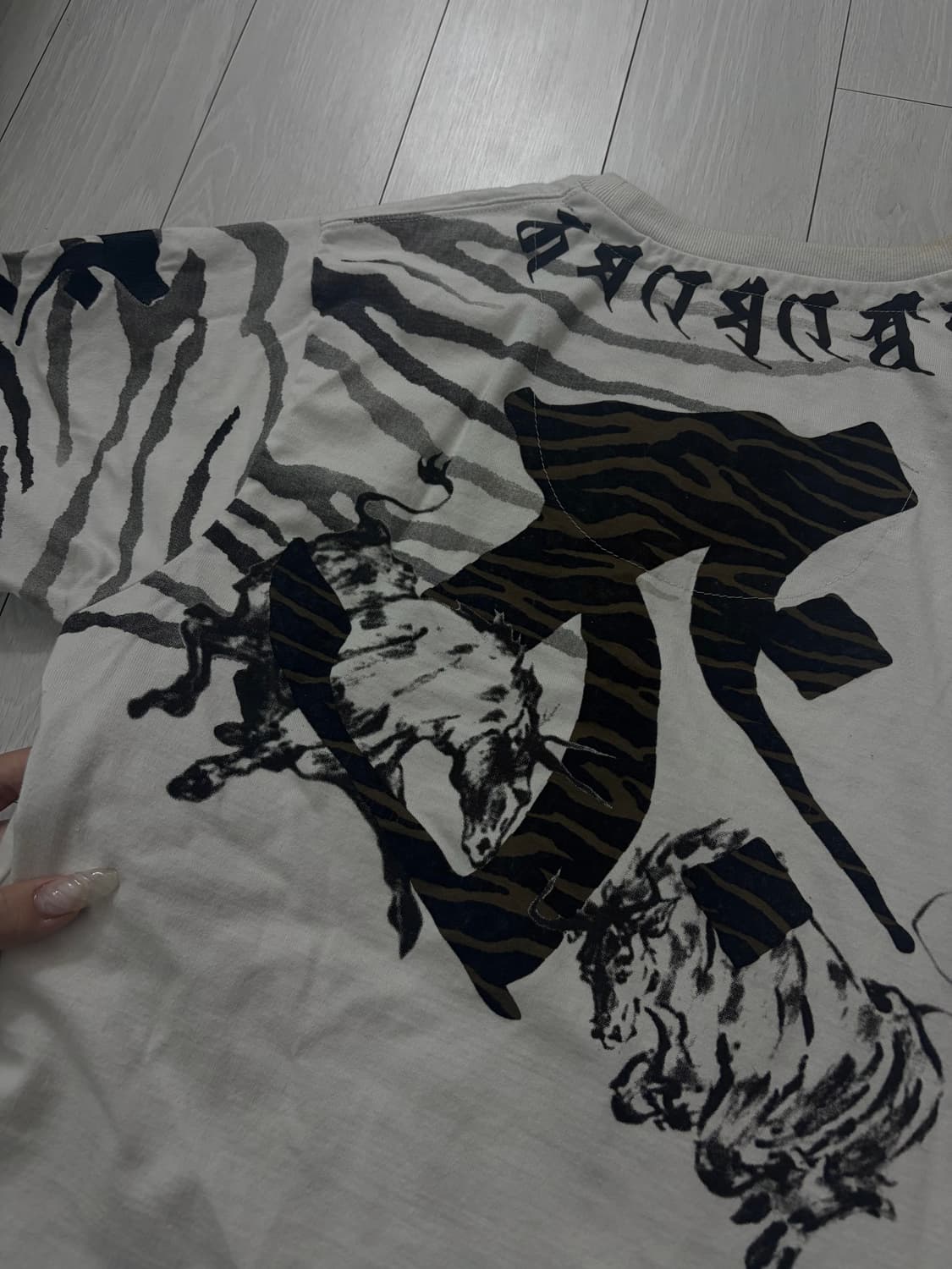 Vtg oriental t-shirt 오리엔탈 반팔 상품이미지3