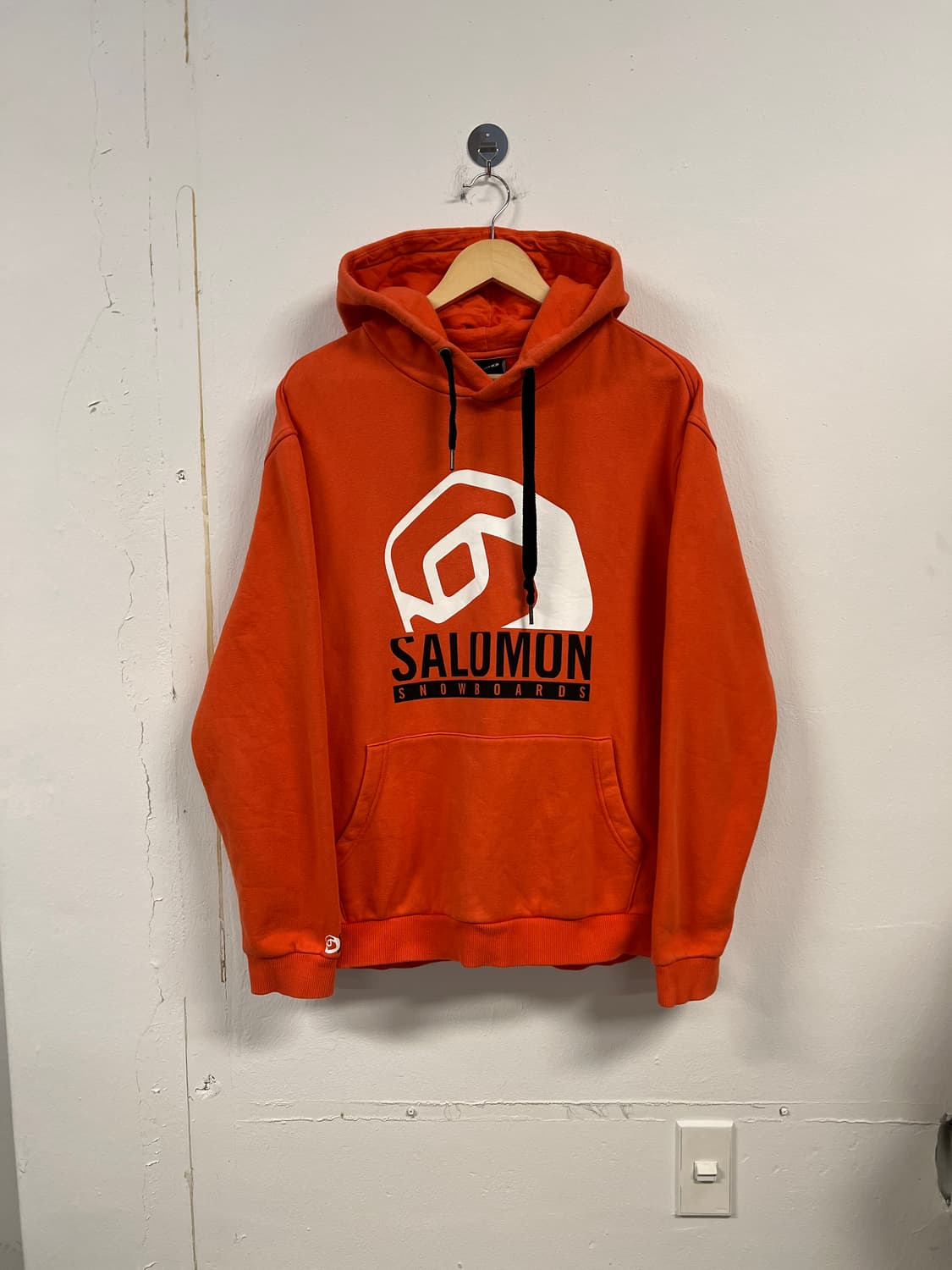 XL) 살로몬 오렌지 스노우보드 후드티 T298 상품이미지1