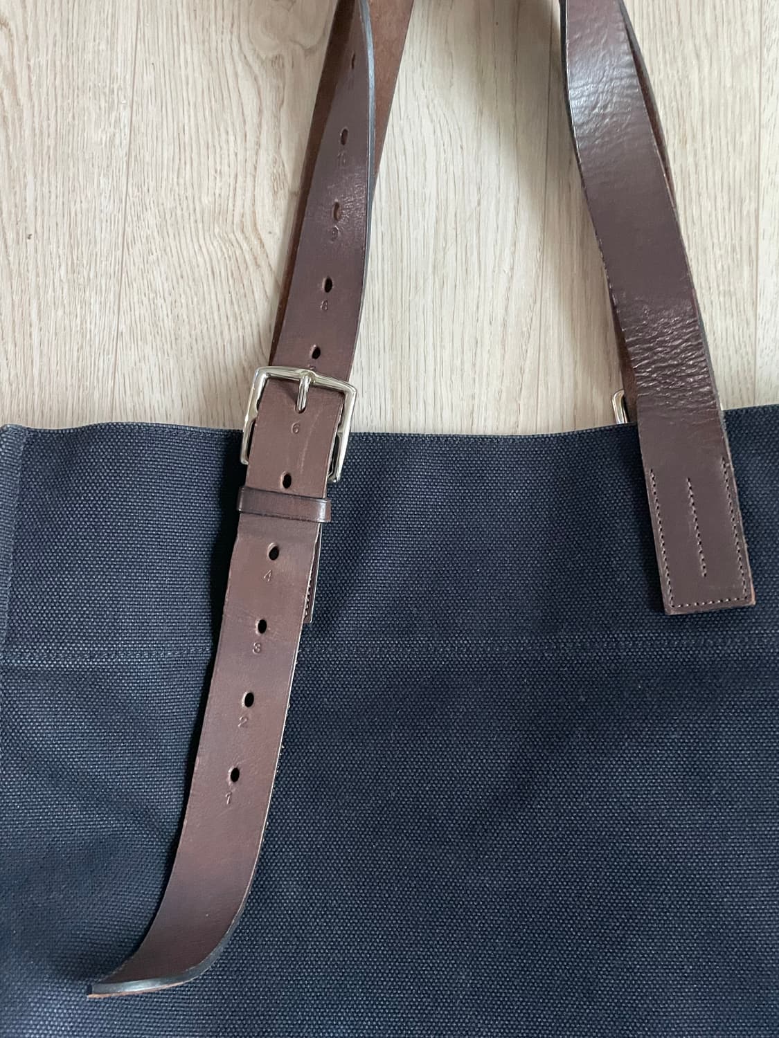 에르메스 에트리비에르  캔버스 토트백(곤색) 상품이미지7