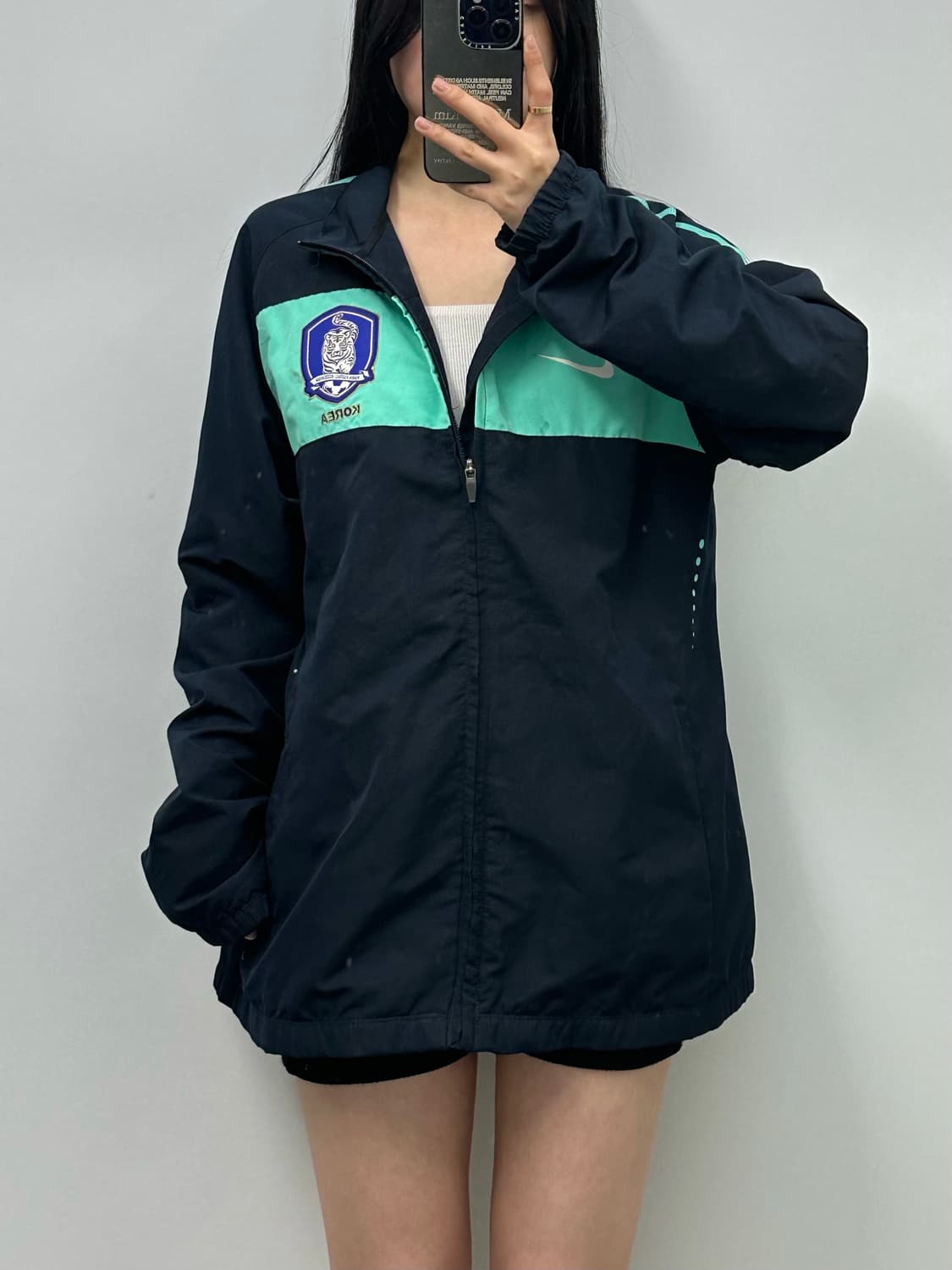 00s 나이키 국대 네이비 트랙 바람막이 상품이미지1