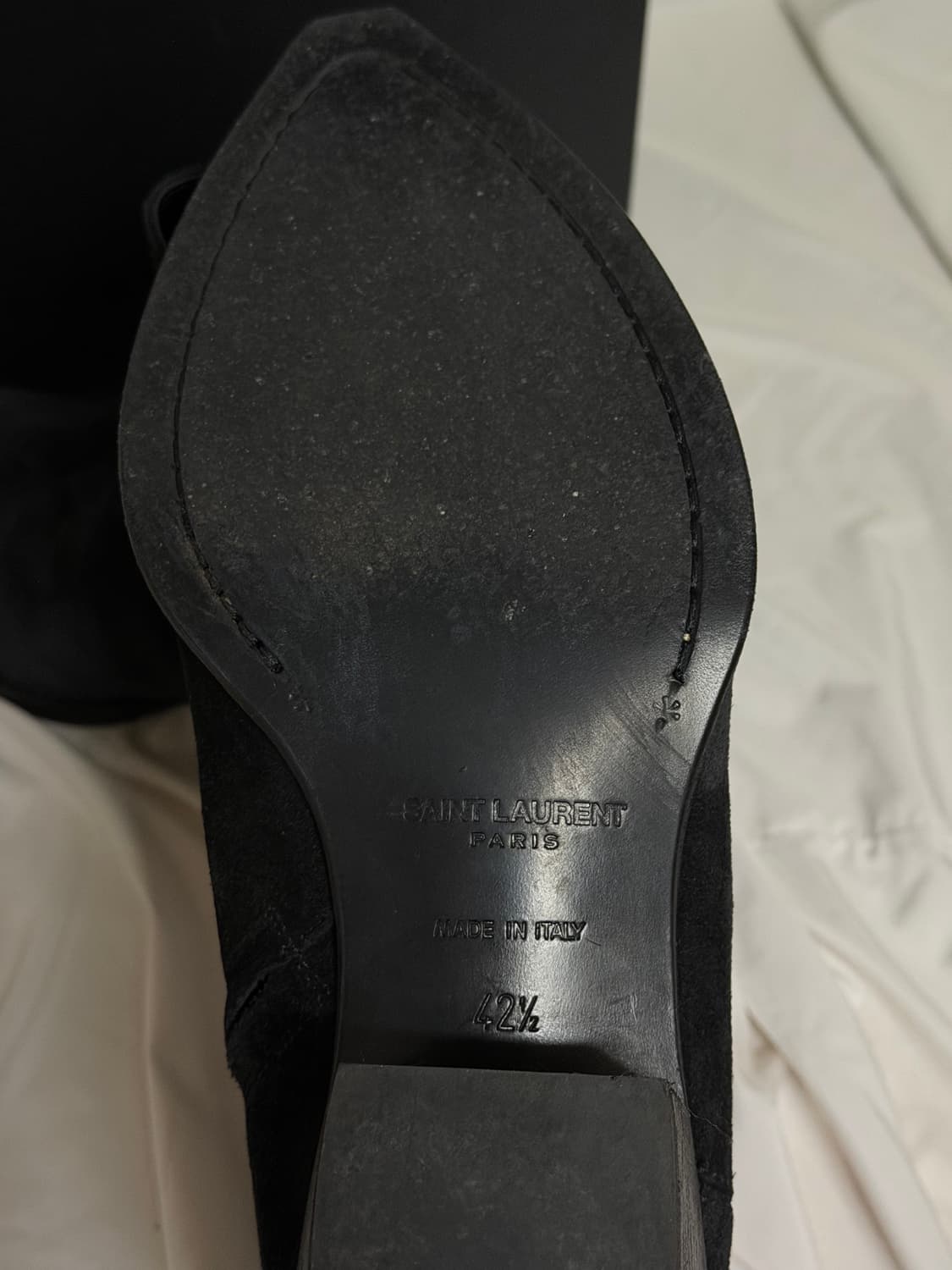 생로랑 루카스 스웨이드 스터드 부츠 상품이미지5