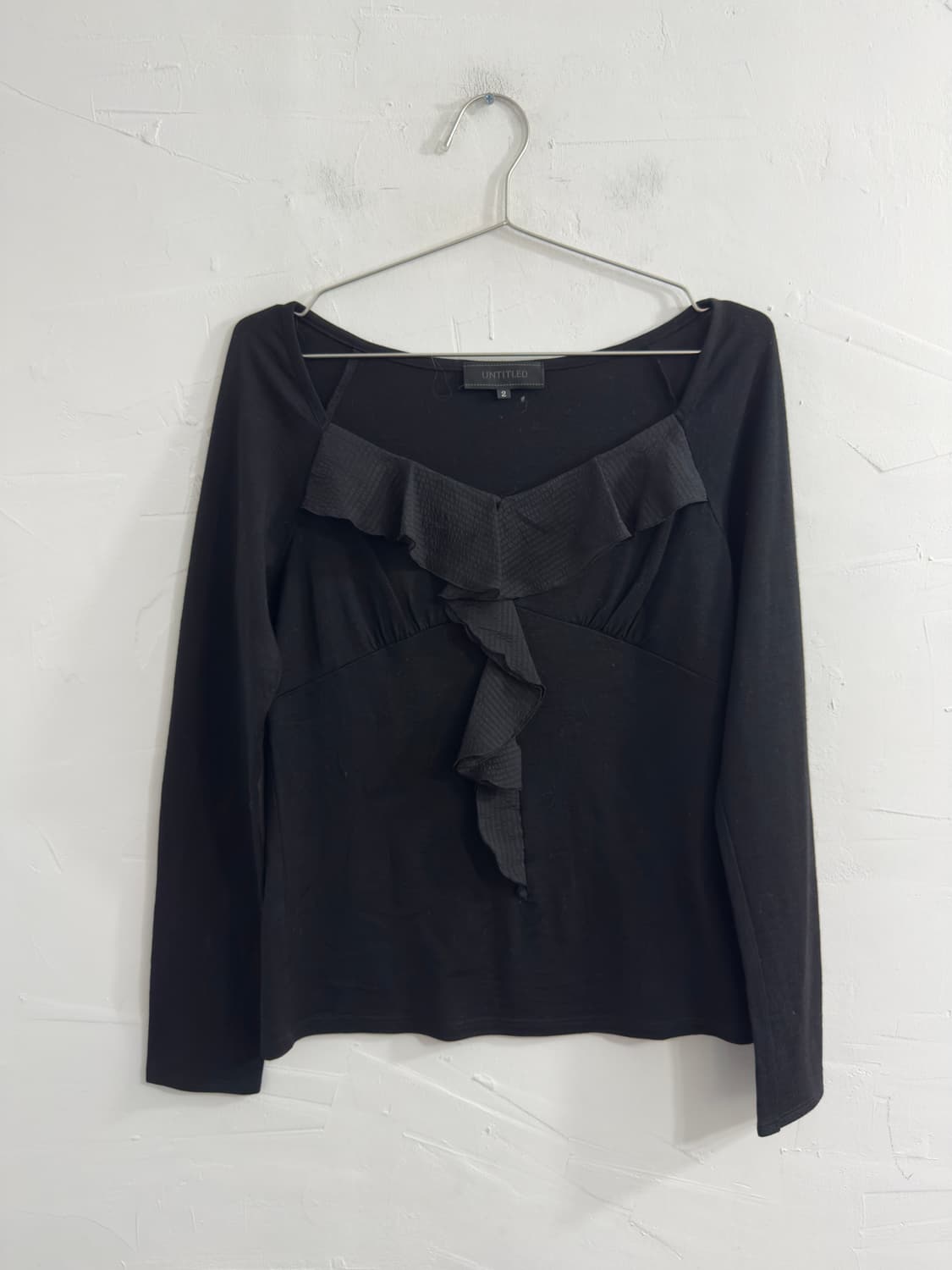 untitled frill detail longsleeve 상품이미지1