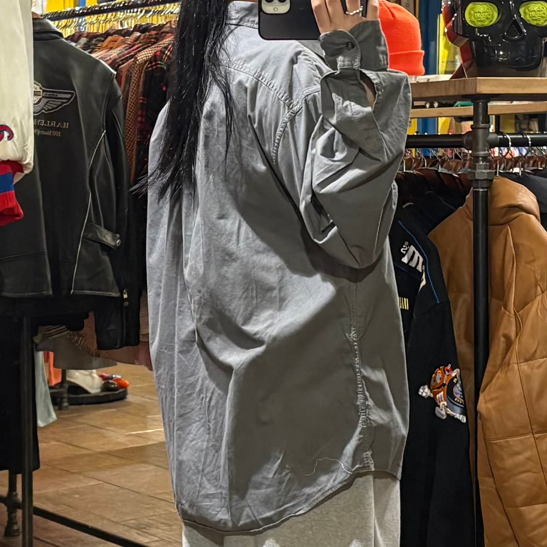 [HI] Carhartt 칼하트 긴팔셔츠 그레이 상품이미지5