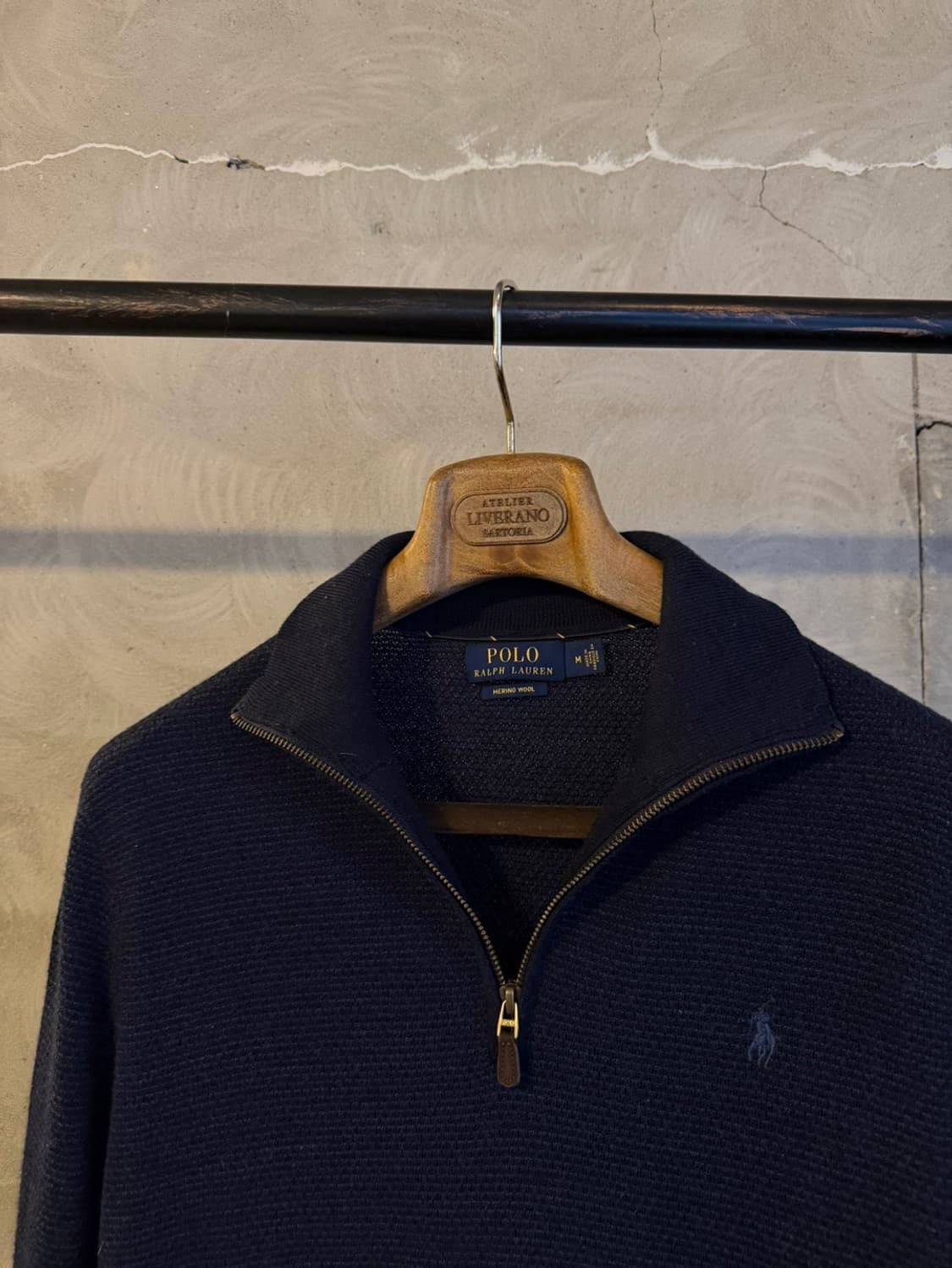 폴로 랄프로렌 클래식 짚업 니트 100 상품이미지2