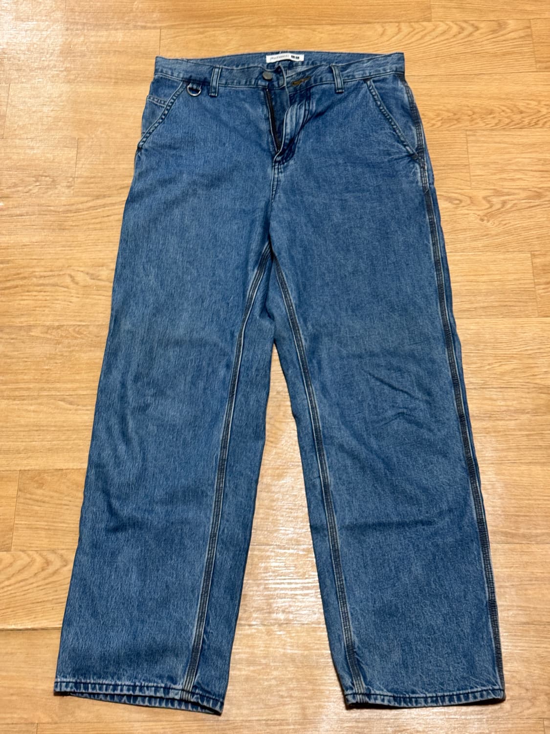 유니클로 x JW앤더슨 JWA 와이드 핏 스트레이트 진 데님 청바지 상품이미지1