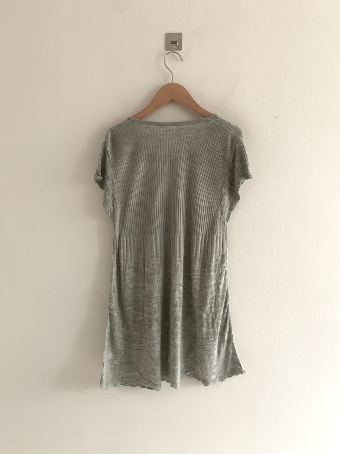 Knit Slim Top Dress(Grey) 상품이미지5