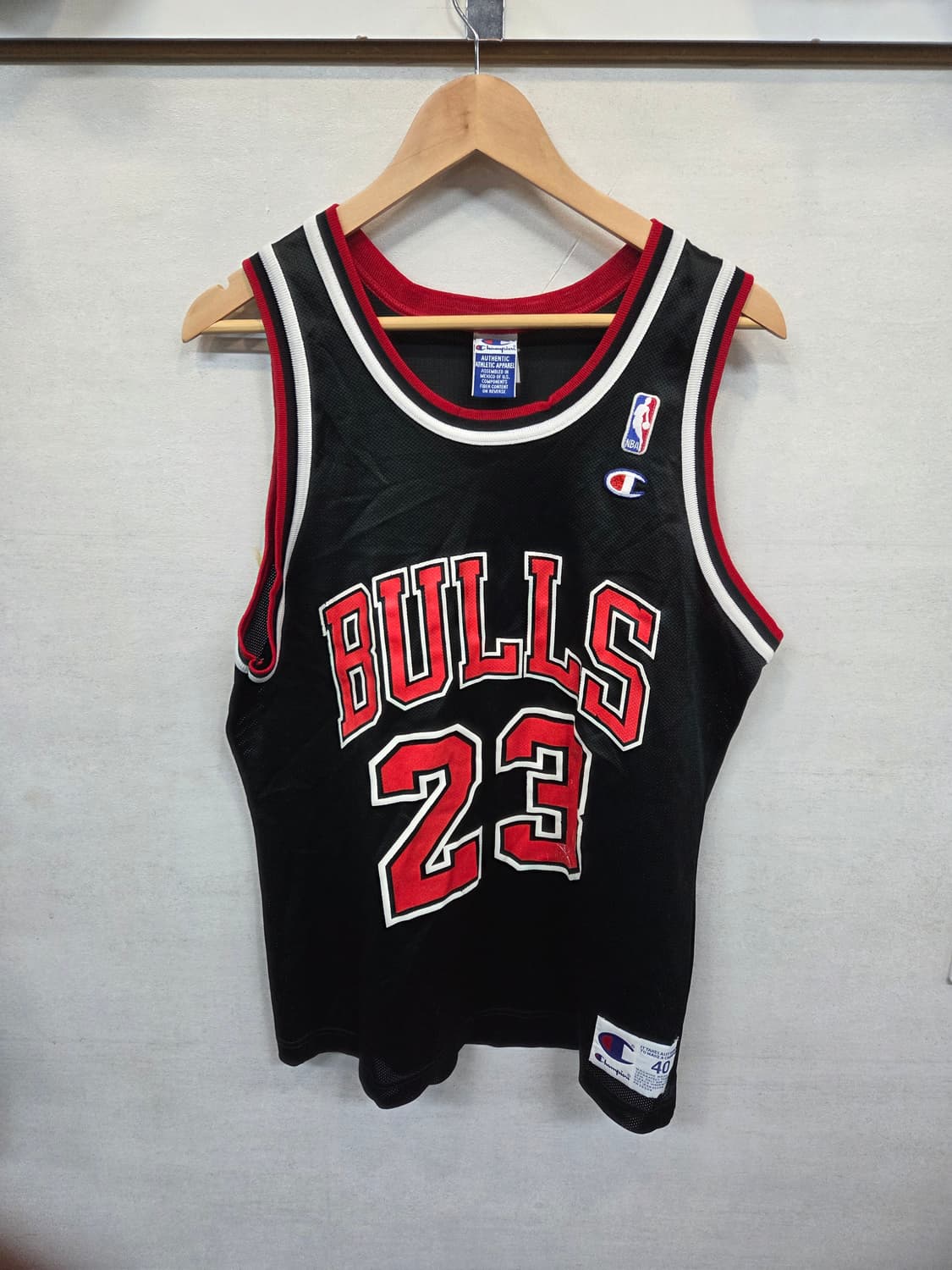 챔피온 nba 올드스쿨 시카고불스 조던 메쉬 민소매나시 M 상품이미지1