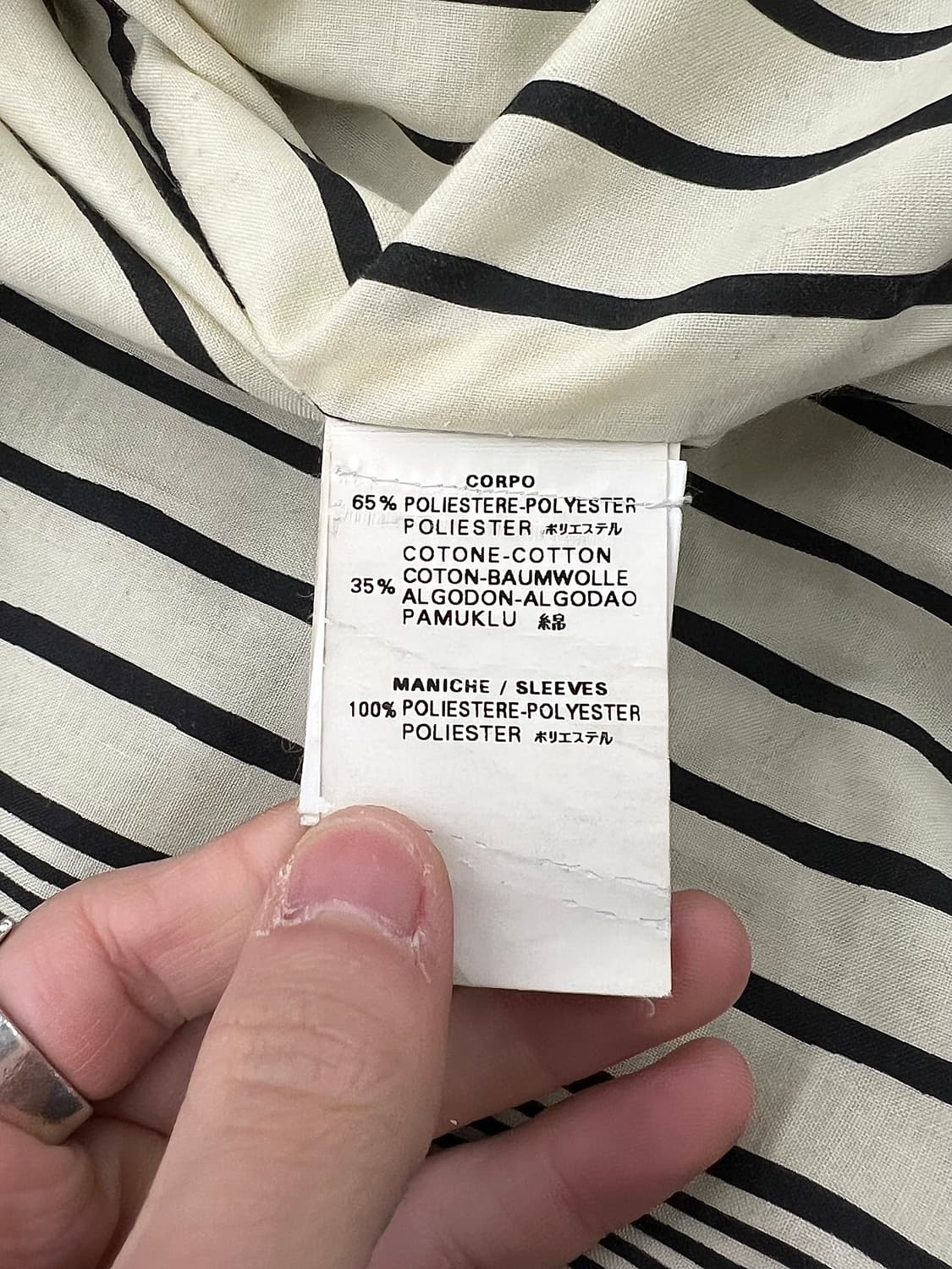 디젤 블랙 기믹 지퍼 울 블루종 자켓 상품이미지8