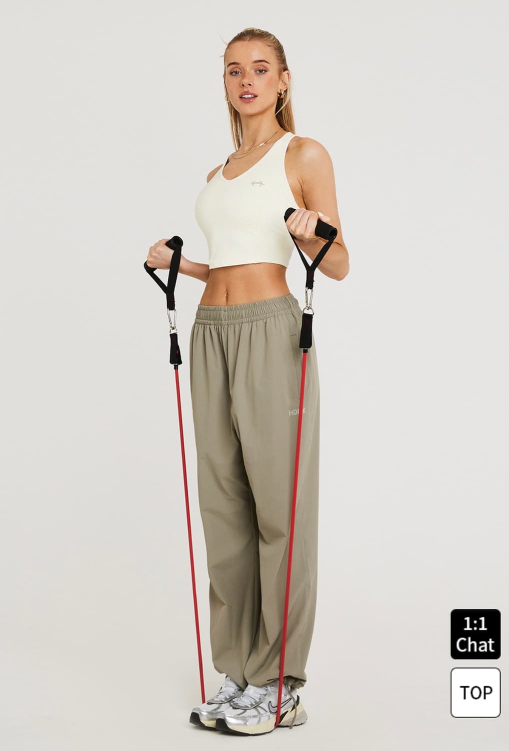 에이치덱스 HDEX 서포트 브이넥 라이닝 브라탑 상품이미지4