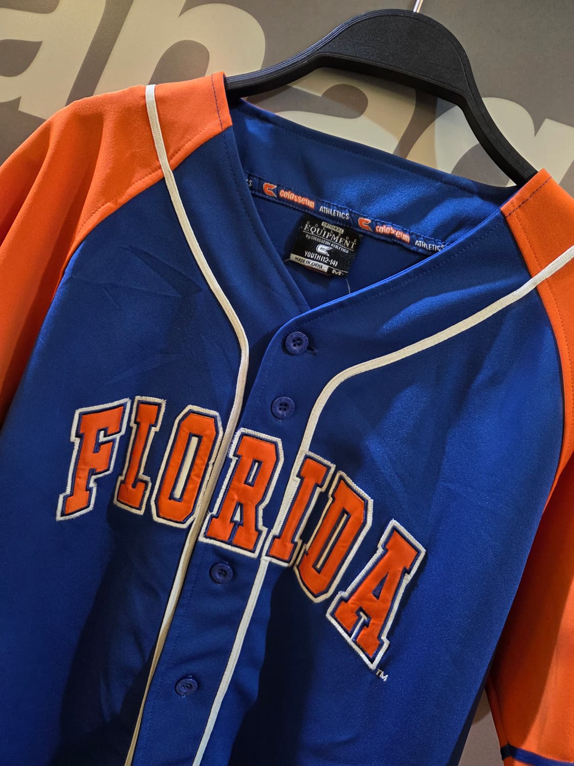 Colosseum 콜로세움 오렌지블루 베이스볼져지 상품이미지1