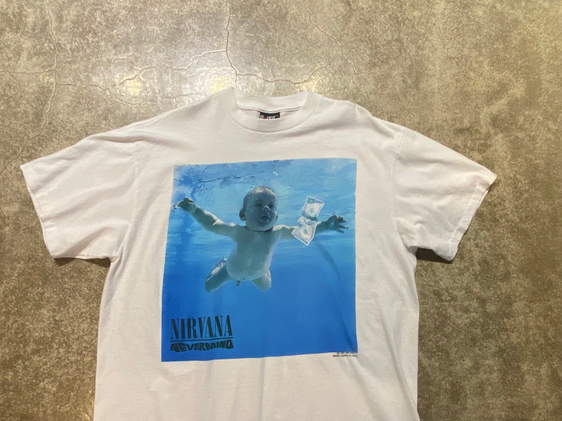 빈티지 너바나 네버마인드 반팔티 상품이미지2