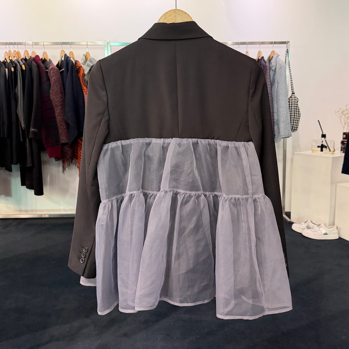 [85] 리메이크 커스텀 레이스 블레이저 자켓 상품이미지2