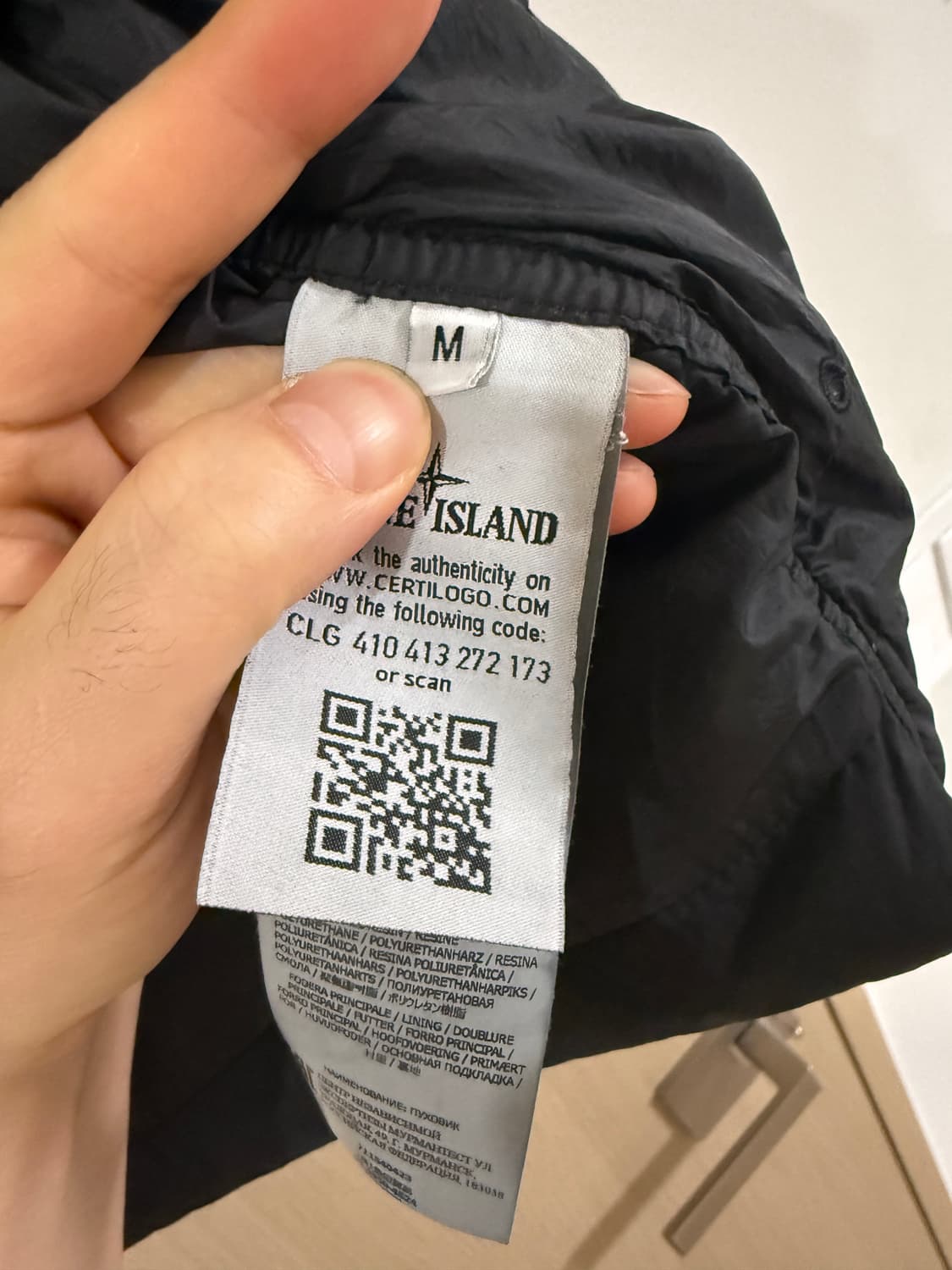 스톤아일랜드 크링클랩스 숏패딩 팝니다 상품이미지4