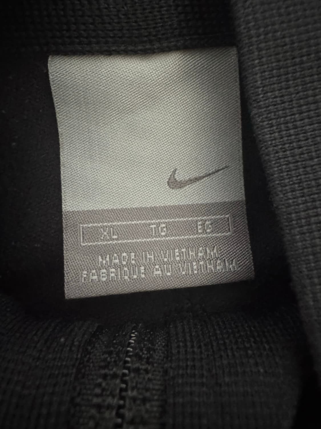 나이키 블랙 스우시 집업 트랙탑 XL 상품이미지2