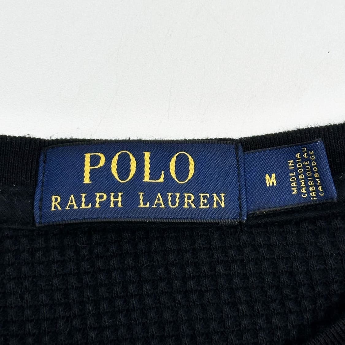 폴로 랄프로렌 포니 와플 블랙 긴팔티셔츠 (M 여성추천) 상품이미지5