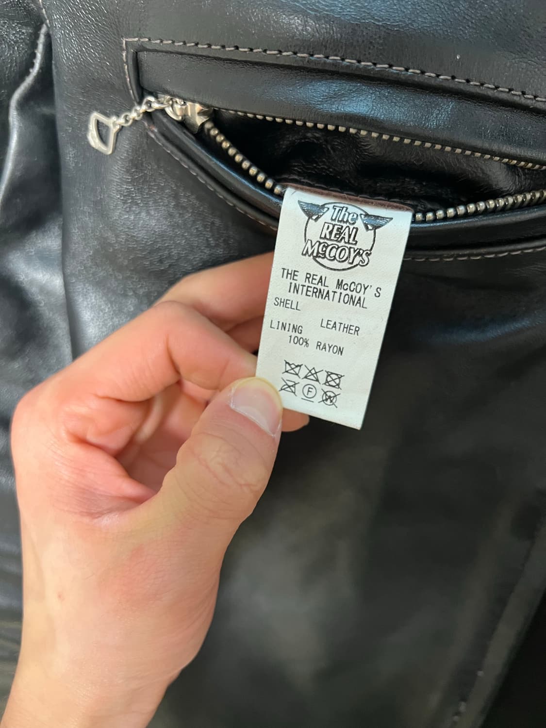 리얼맥코이 Buco 부코 j-100 가죽 레더 자켓 38 뉴핏 신핏 상품이미지3