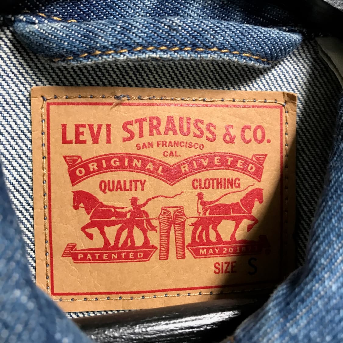 리바이스 데님 자켓 S 상품이미지5